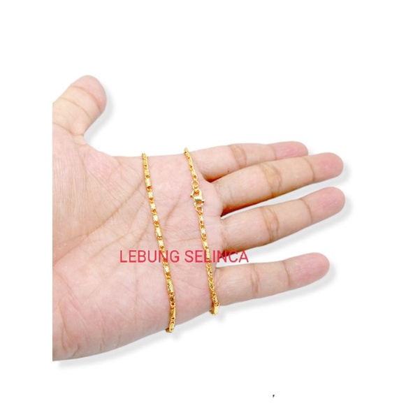 gelang tangan motif bambu,gelang tangan terbuat dari koin logam tahun 1991-1994