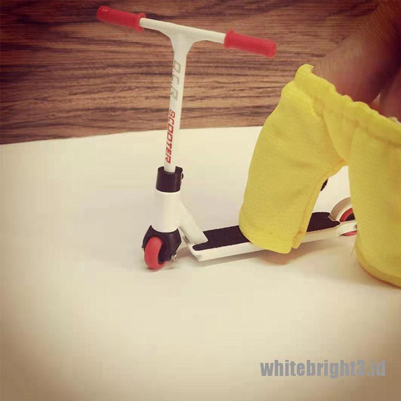 (white3) Skuter Jari Mini Bahan Alloy Dengan Alat Reparasi