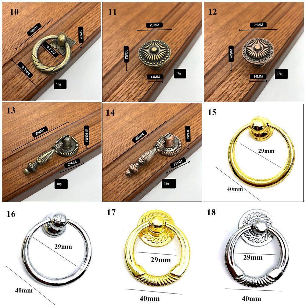Suyo Handle Furniture Antik Retro Decor Hardware Tarikan Laci Knob Pintu Dapur
