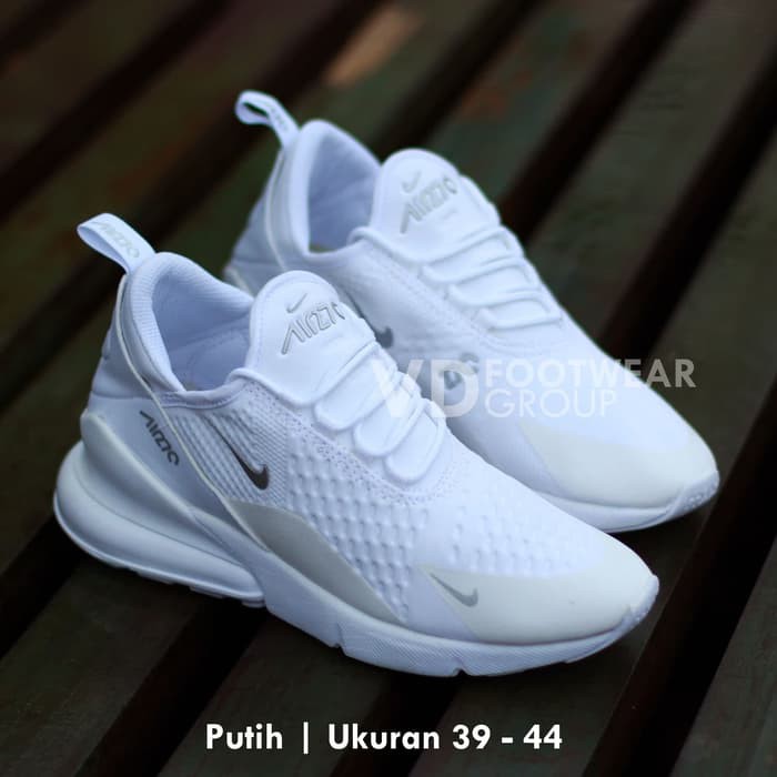 plain white nike 270
