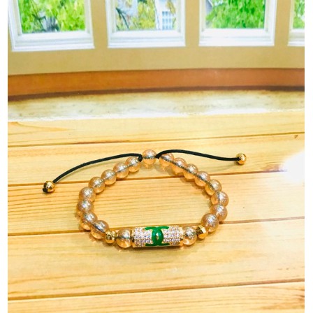 Gelang tangan wanita // gelang kristal variasi lapis emas // gelang tangan replika emas// gelang