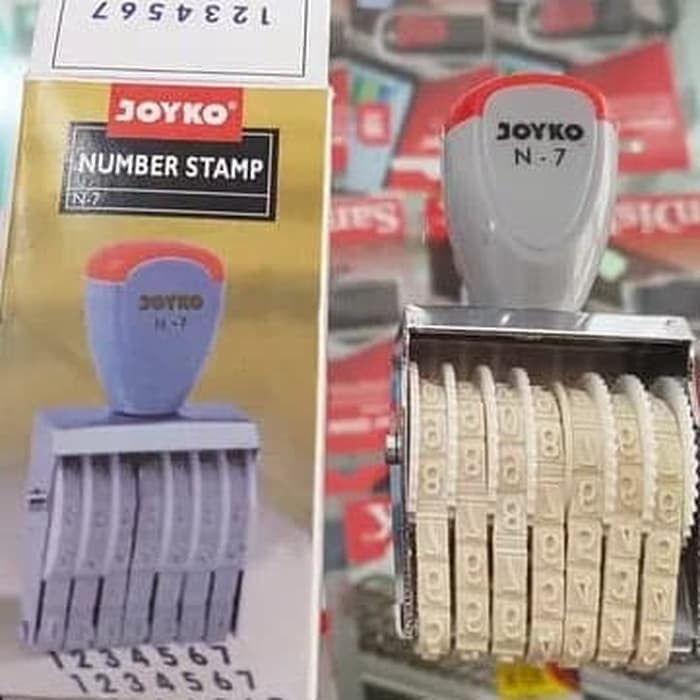 

Stempel angka 7 digit /numbering stamp manual Joyko