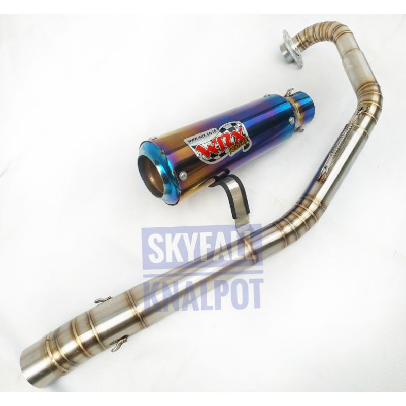 KNALPOT RACING WRX UNDERBONE ROADRACE BALAP MX KING 150 MX NEW 135 MX LAMA 135 SONIC FU GTR NGACENG