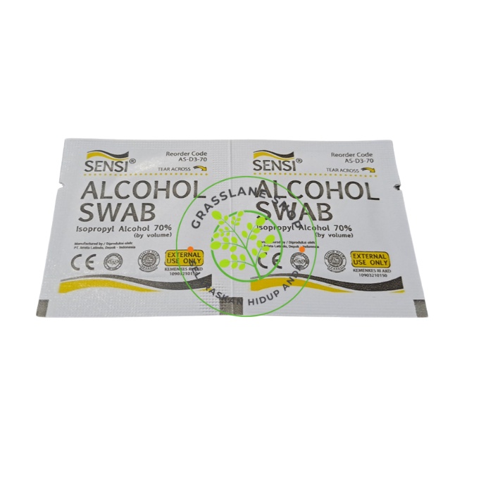 Alcohol Swab Sensi Swabs Tissue Alcohol isi 100