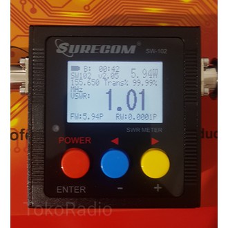 Surecom SW-102 SWR Power Meter Type SO239 PL 259