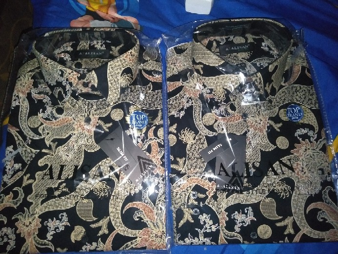 Kemeja Batik Alisan Printing Slimfit Lengan Panjang