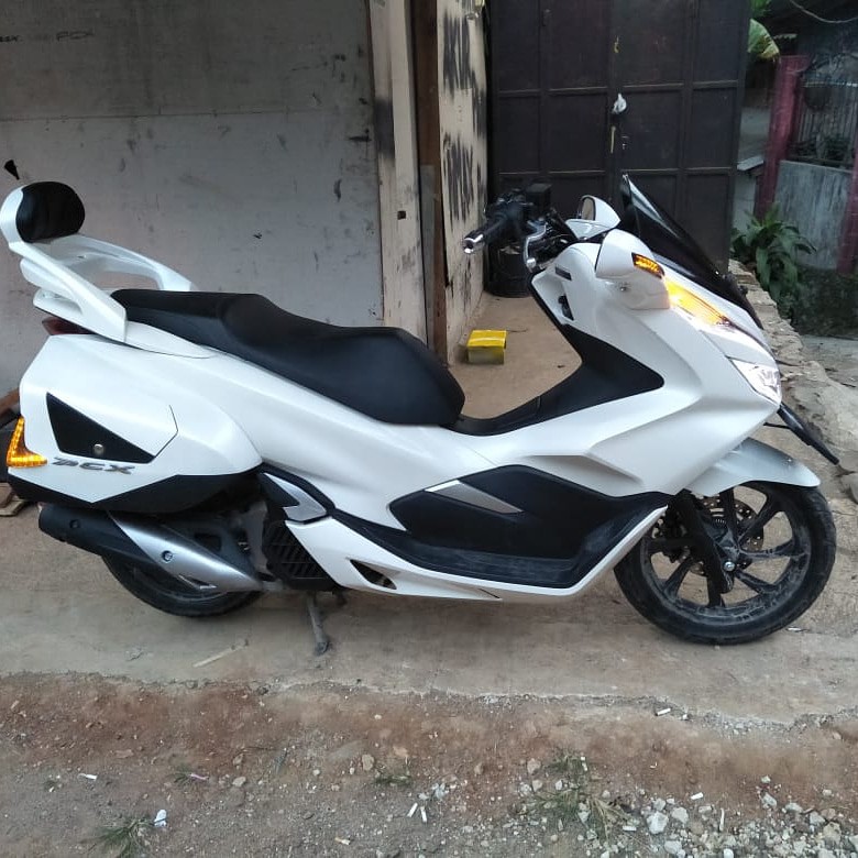 paket full modif honda pcx lokal 2018 spion sandaran sidebox