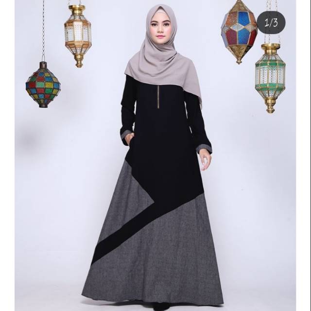Daily abaya black by heaven lights zerina banu