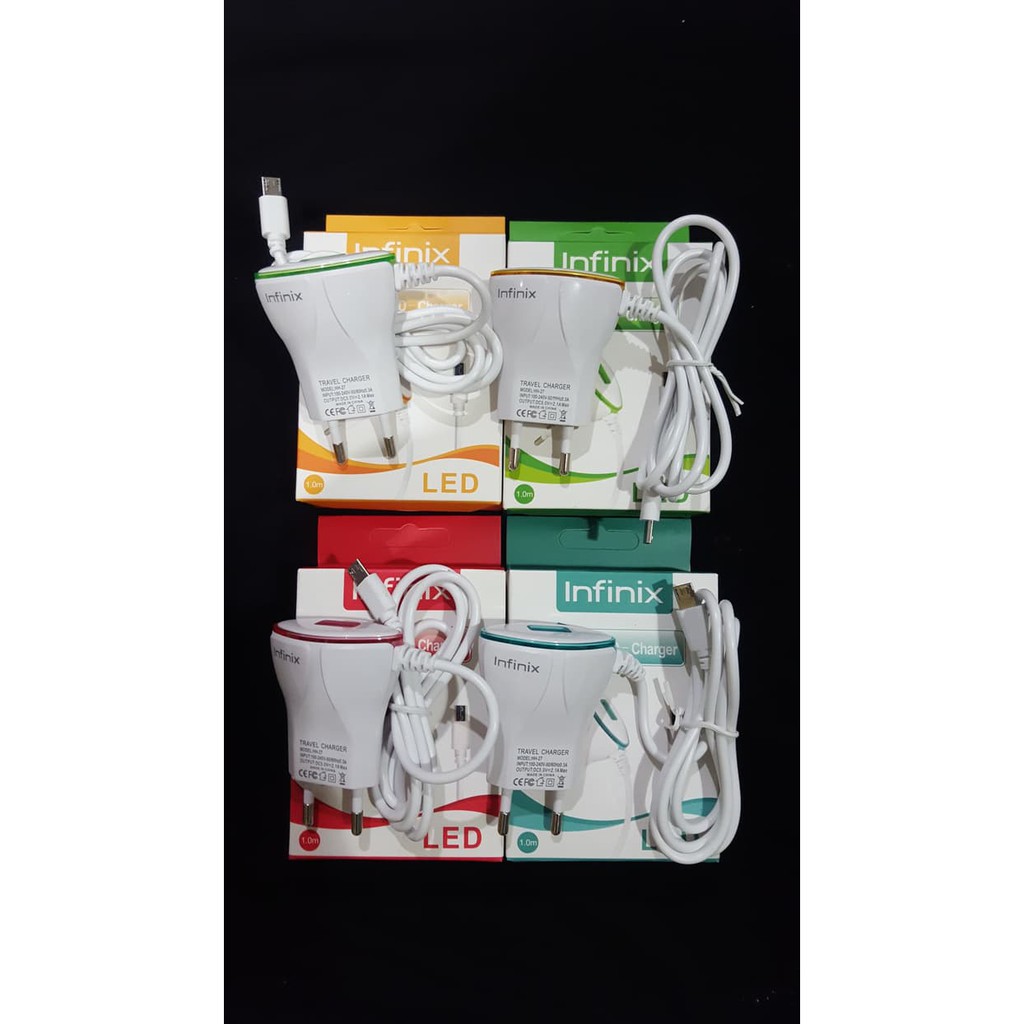 Travel Charger LED Charger Infinix 2.1A