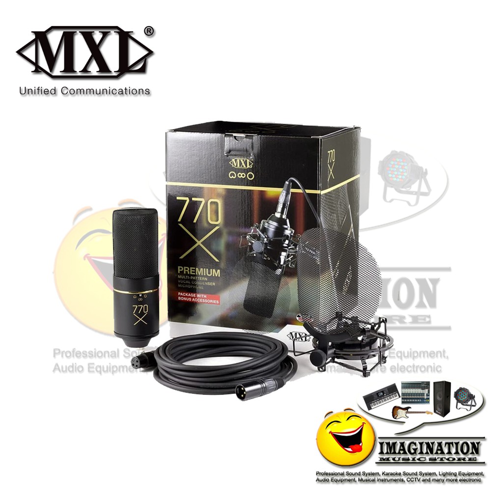 MXL 770X Multi-Pattern Condenser Microphone Package