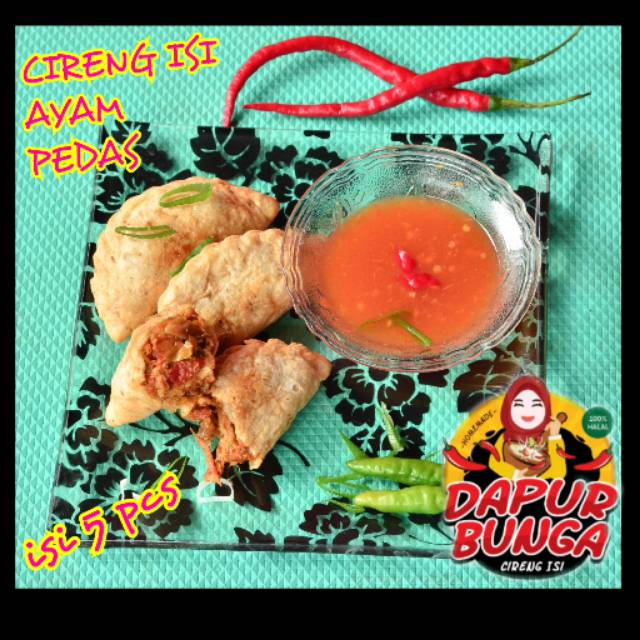 

Cireng isi suwir ayam pedass..