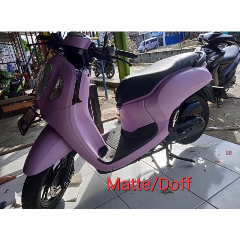 Sticker Anolly G1026 M2026 Light Purple Ungu Lilac Glossy Doff
