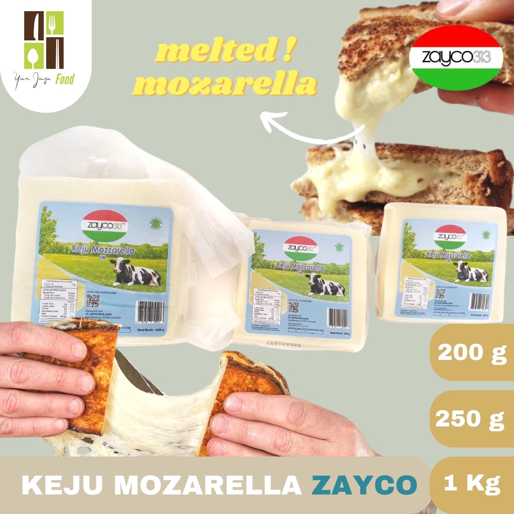 KEJU MOZARELLA OLDENBURGER ZAYCO 200GR / 250GR / 1KG