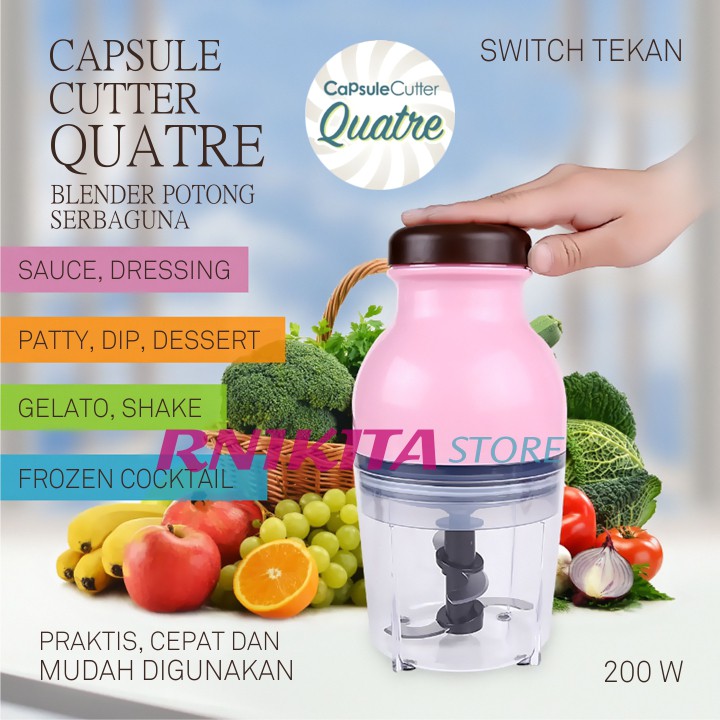 CAPSULE CUTTER QUATRE - Blender Potong Serbaguna