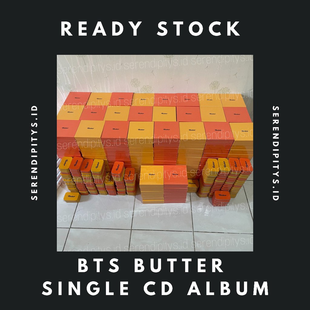 BTS BUTTER SINGLE CD ALBUM OFFICIAL WEVERSE SEALED PELUNASAN