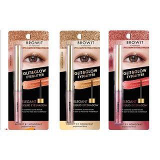 READY Browit By Nongchat Glit &amp; Glow Eye glitter Elegant Liquid Eyeshadow | Eyeglitter