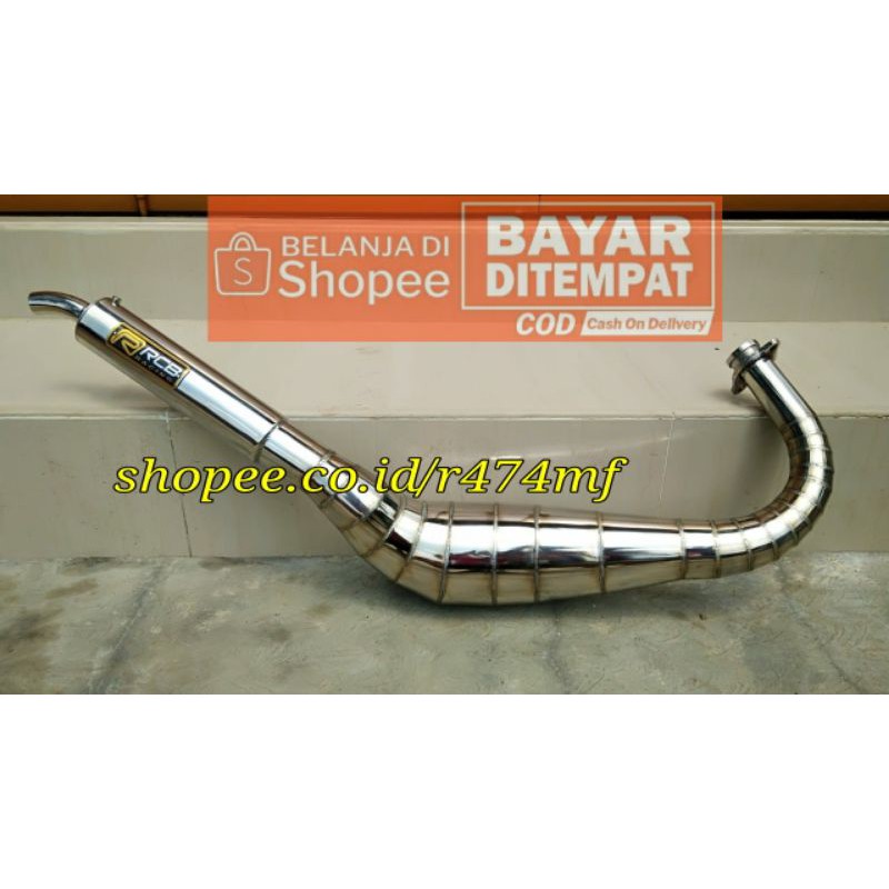Knalpot RX KING Kolong Cobra RCB Full Krom