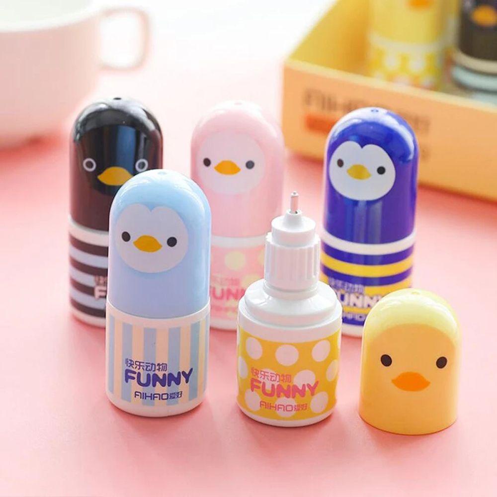 REBUY Rebuy Correction Fluid Portable Kawaii Alat Koreksi Pasokan Kantor Novelty Chick White Corrector Korektor Tulisan