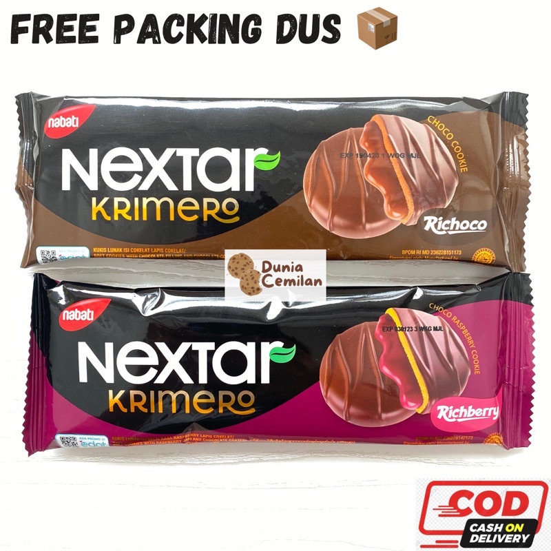 [TERMURAH!] Nextar Krimero SATUAN 28gr  - Biskuit Chocolate Raspberry Enak Murah