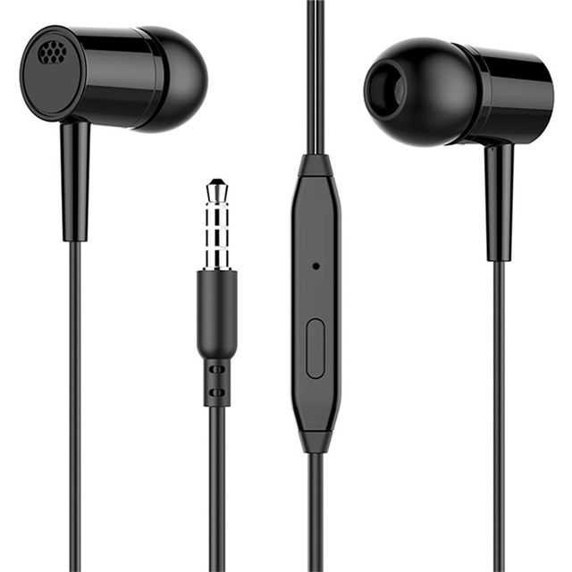 Headset + mic + tombol voleme handsfree mega bass power gaming support android &amp; ios - dinno.id