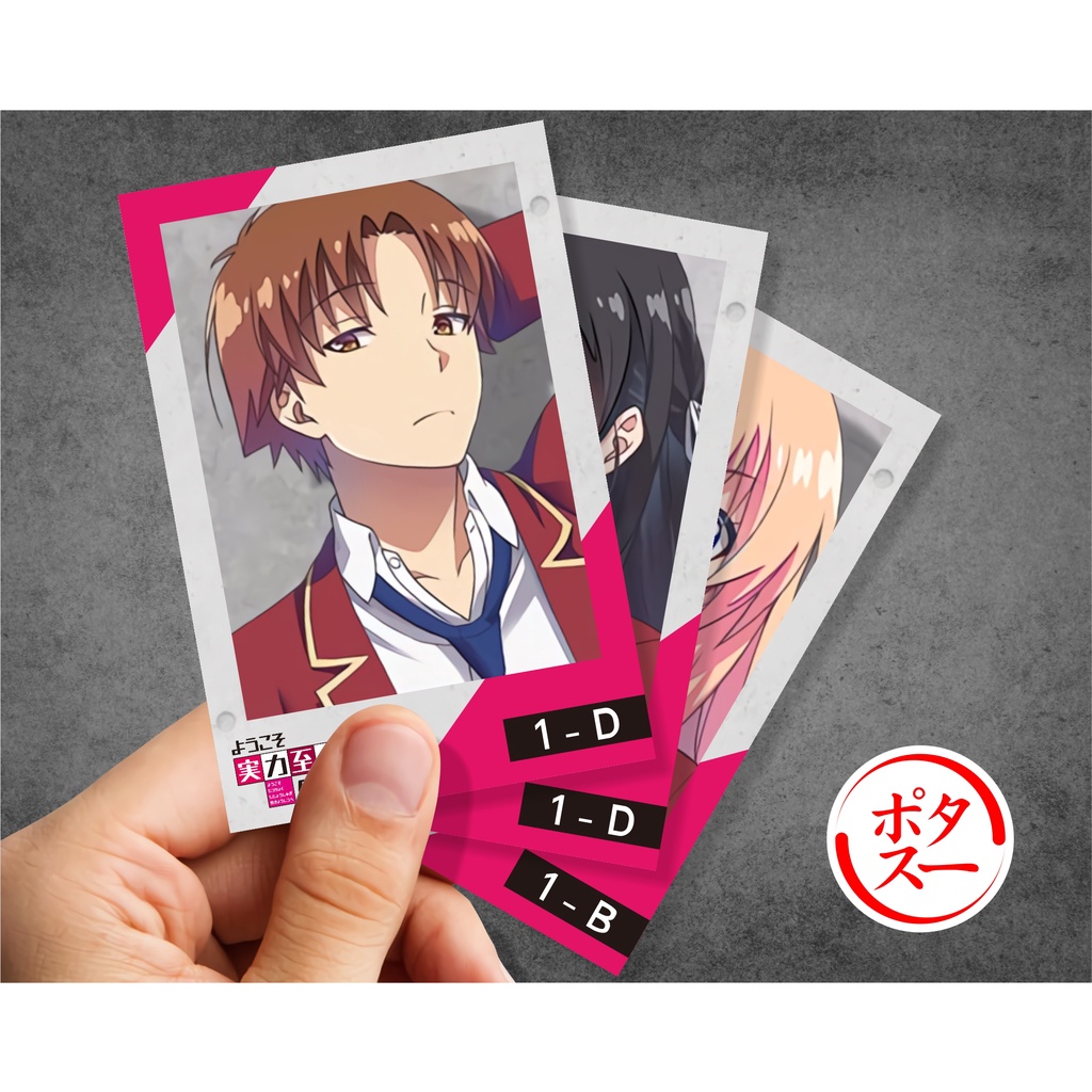 Koleksi Polaroid Anime You Jitzu / Classroom of The Elite B - Ayanokouji