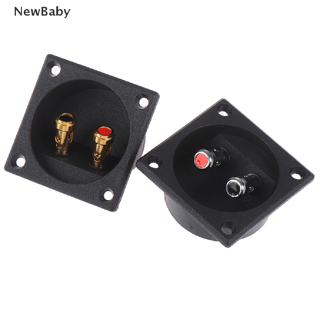 NewBaby 1Pc 50mm Round Cup Subwoofer Plug Car Stereo Speaker Box Terminal Connector ID