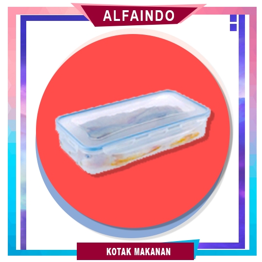 Alfaindo Kotak Organizer Bahan Makanan Untuk Lemari Es KMP001 - Pack Bubblewrap