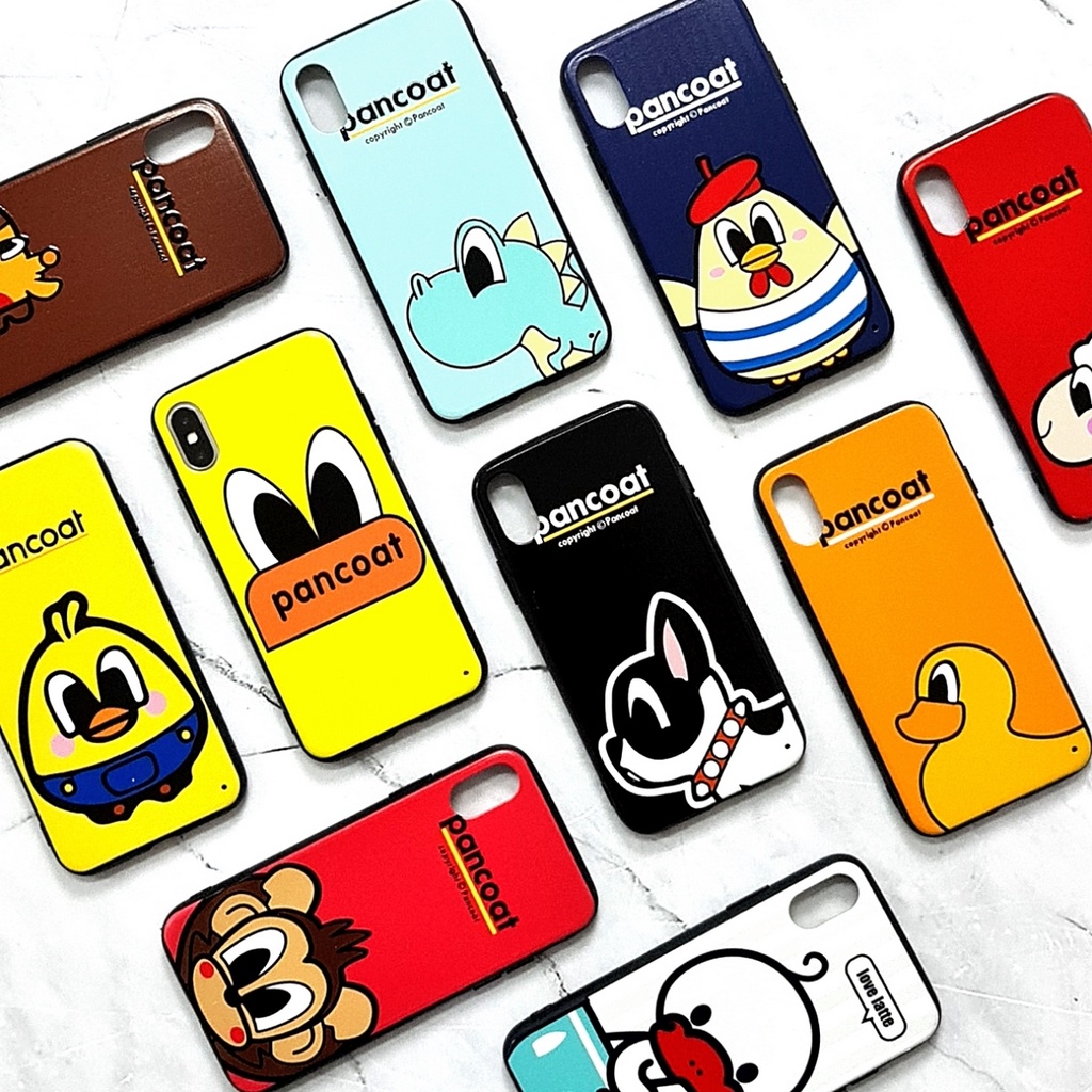 [ BUY 1 GET 1 FREE ] FPT - IPHONE X XS 6 PLUS 7 PLUS 8 PLUS | PANCOAT Soft Hard Case Emboss UV Glossy Cartoon