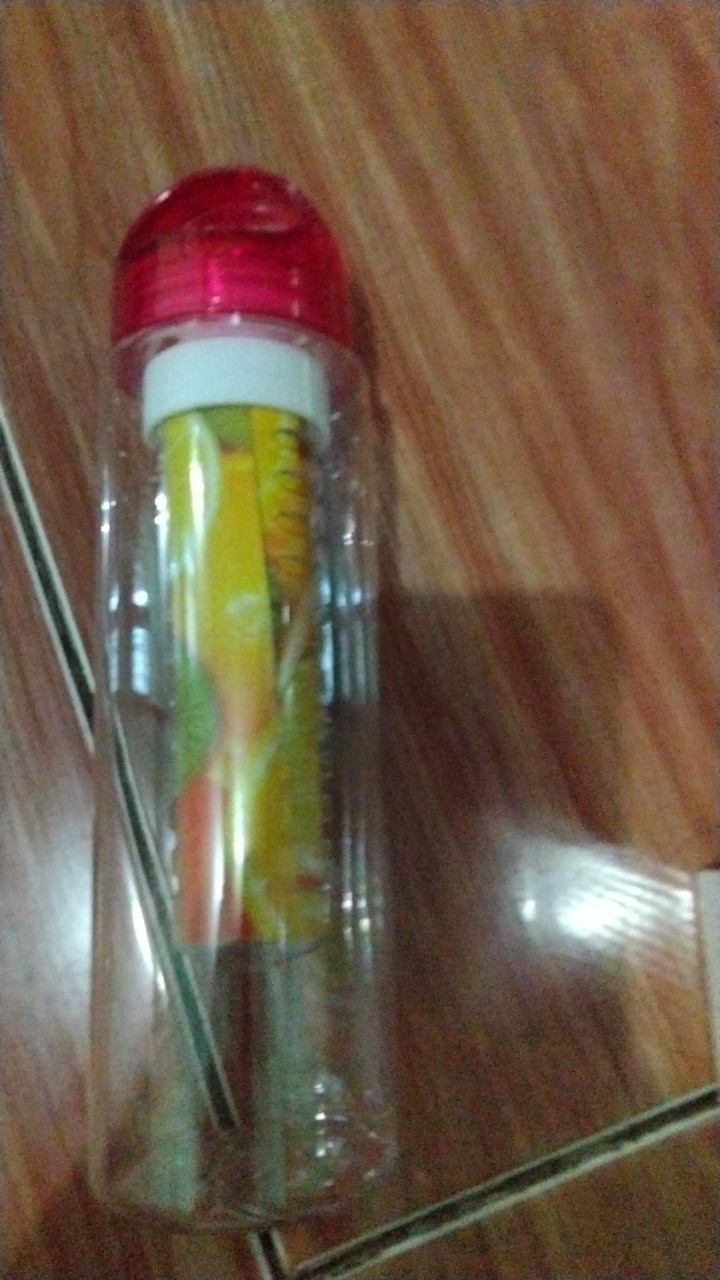 Home-klik  Tritan Water Bottle With Fruit Infuser - Random