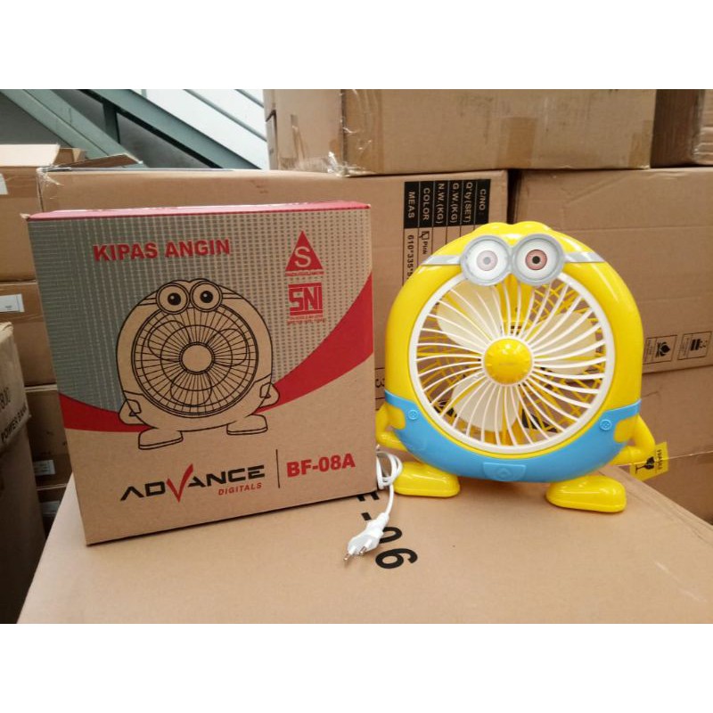 terlaris 1kg !!! kipas karakter advance doraemon hello kitty minion