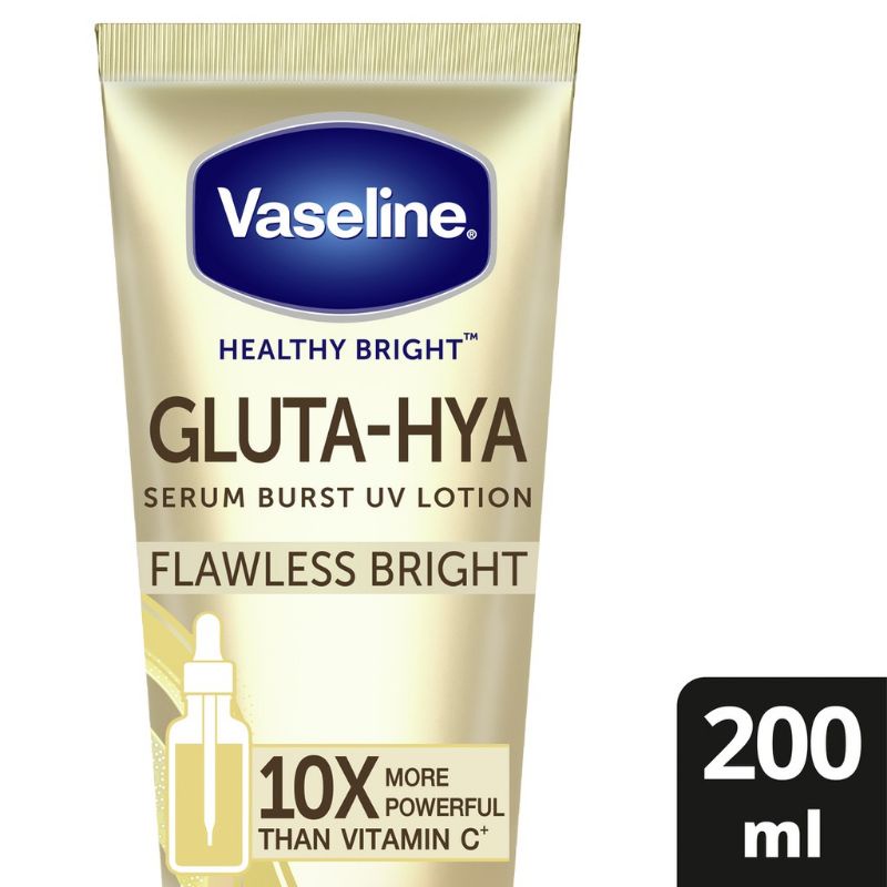 Vaseline Gluta Hyaluron Serum Burst UV Lotion 200ml&amp;330ml