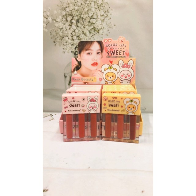 LIPCREAM NUDE KISS BEAUTY COLOR LIPS SWEET 70115-03AB