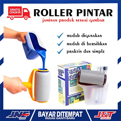 Roll Cat Tembok Rol Cat Tembok Kuas Roll Cat Dinding Smart Roll Cat Dinding Anti Tumpah
