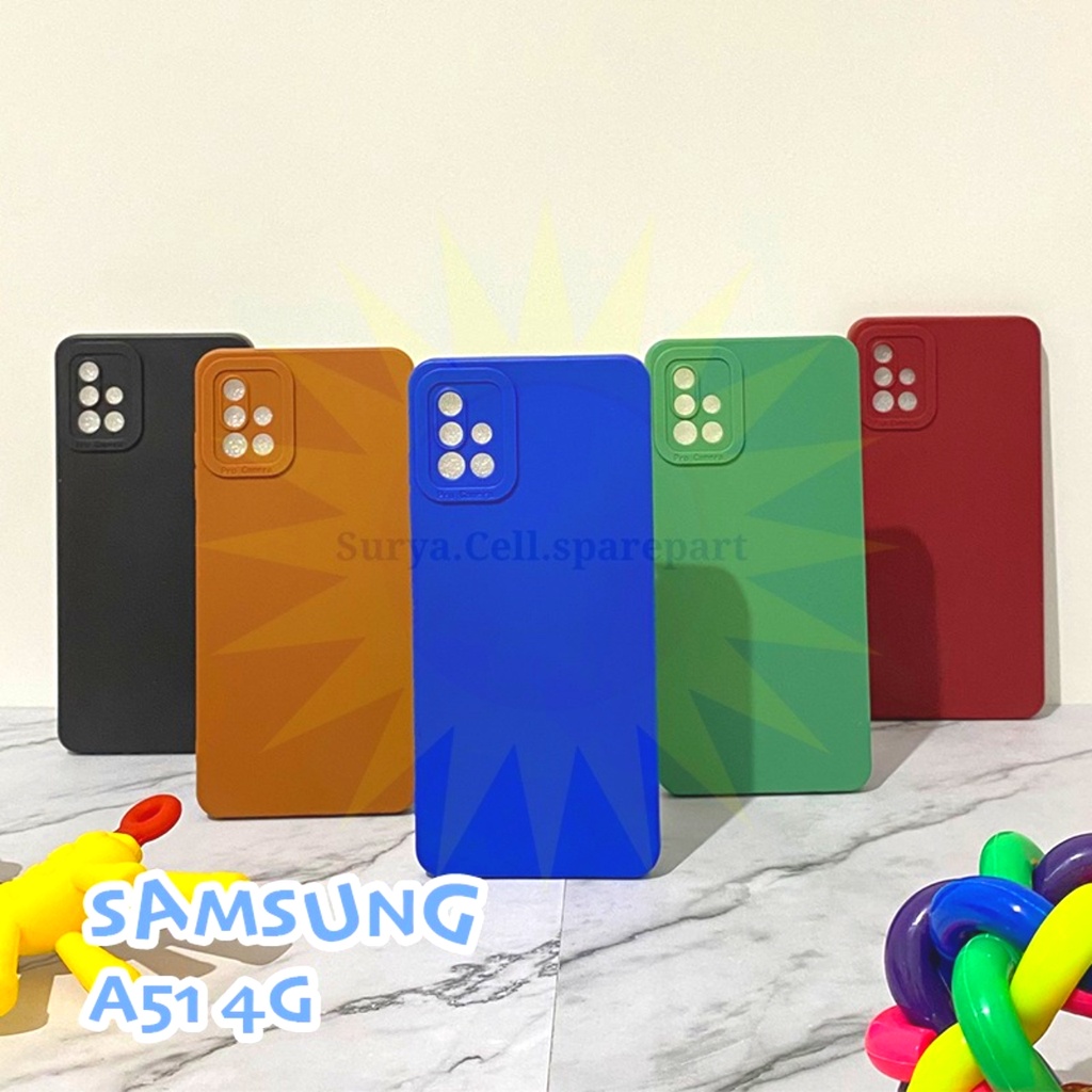 Case Slim Matte Pro Camera Samsung A51 - SC