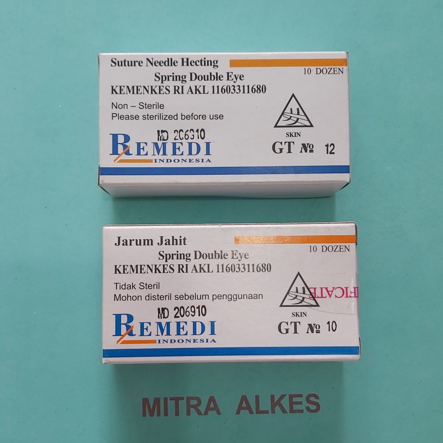 Suture Needle Hecting GT. Jarum Hekting Kulit. Nald Heckting Kulit. Jarum Hecting Kulit GT