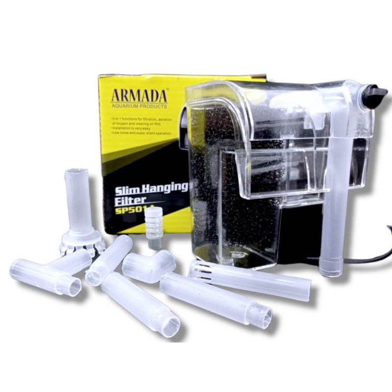 POMPQ AQUARIUM FILTER GANTUNG HANGING FILTER ARMADA SP-501A