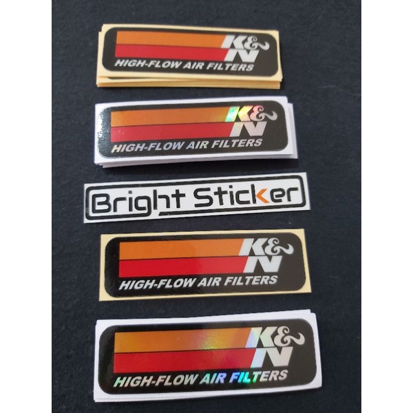 STICKER K&amp;N FILTERS PRINCUTT