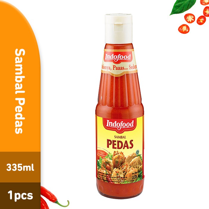 

Sambal Indofood Pedas Pet 335 ML (3 PCS)