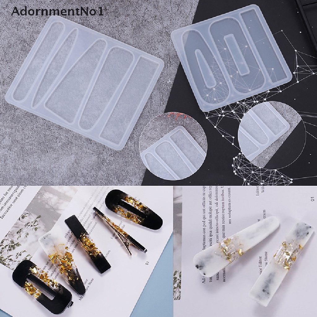 (AdornmentNo1) 1pc Cetakan Resin UV DIY Bahan Silikon Untuk Wanita