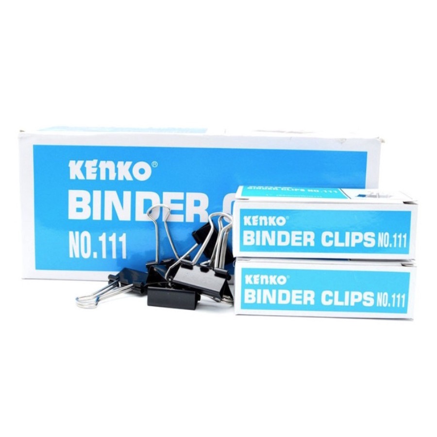 

BINDER CLIP KENKO 111 ISI 12 / PENJEPIT KERTAS