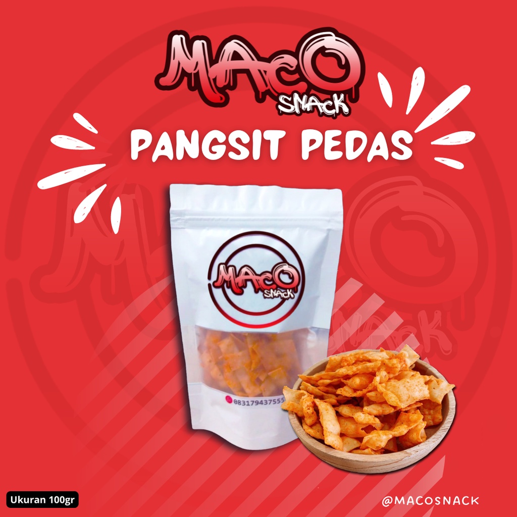 

Pangsit Pedas Maco Snack 100gr