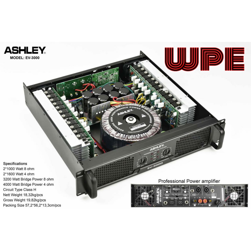 power ashley ev3000/ev 3000 original