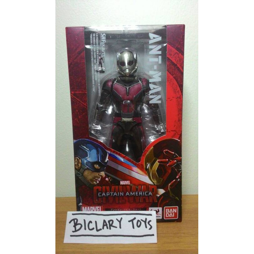 SHF Antman Ant Man Captain America Civil War Avengers Wasp Bandai ORI