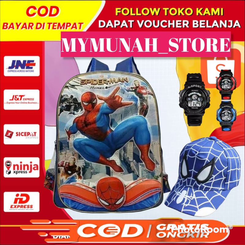 PROMO TAS Timbul TERMURAH Ransel Sekolah TK  Anak Laki Laki Motif 3D Timbul IMPORT