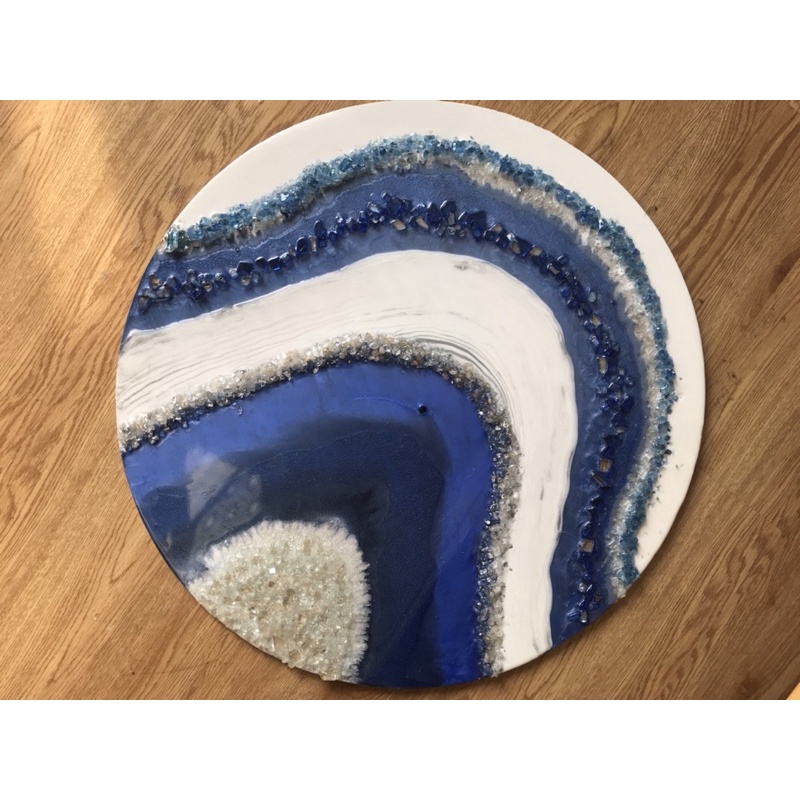 Estetik Geode Wall Art Interior Dinding resinart by PureArtsTreat