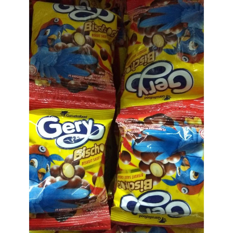 

Gery Bischo Biskuit Salut Coklat isi 10