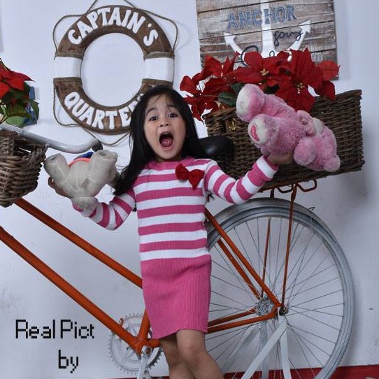 DRESS RAJUT ANAK PEREMPUAN 1-3Th tangan panjang TANPA PITA DRESS ADINDA