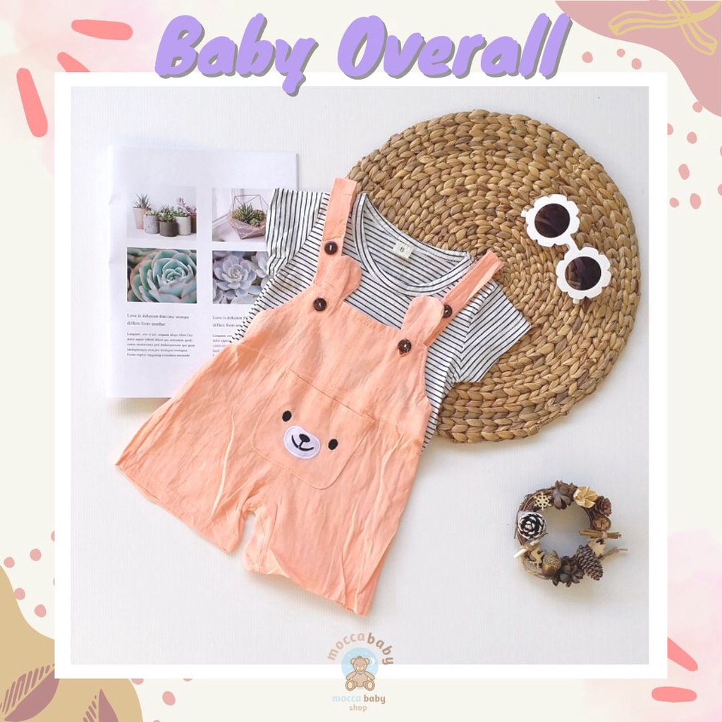 MBSS - ANSOP GUDDY BEAR 1913 EBV Baju Anak Laki Laki Perempuan Import Model Jumpsuit Overal