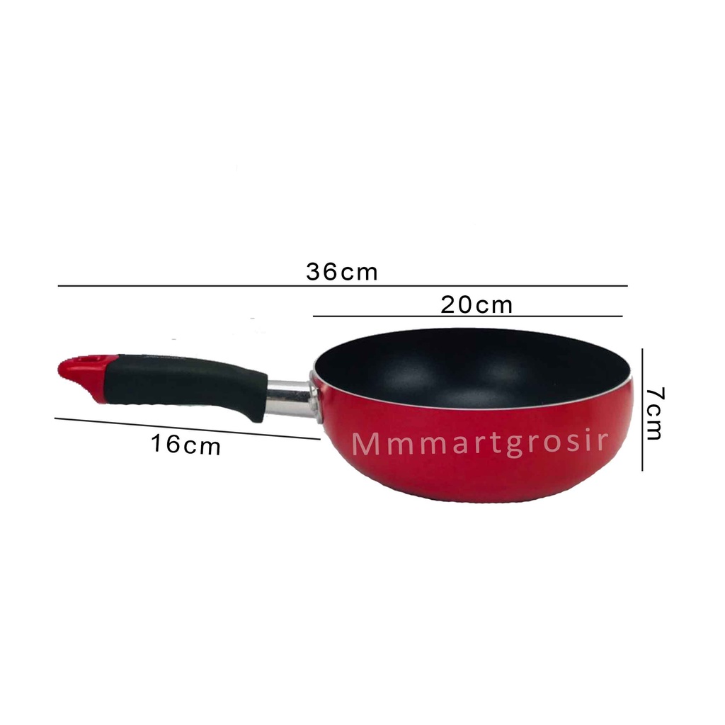 YOSHIKAWA Wok Pan / Teflon Penggorengan / Panci Anti Lengket / Wajan