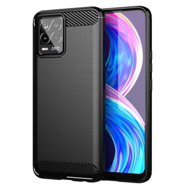 REALME 8 PRO 7 PRO 7i C17 NARZO 20 PRO SOFT CASE BRUSHED CARBON